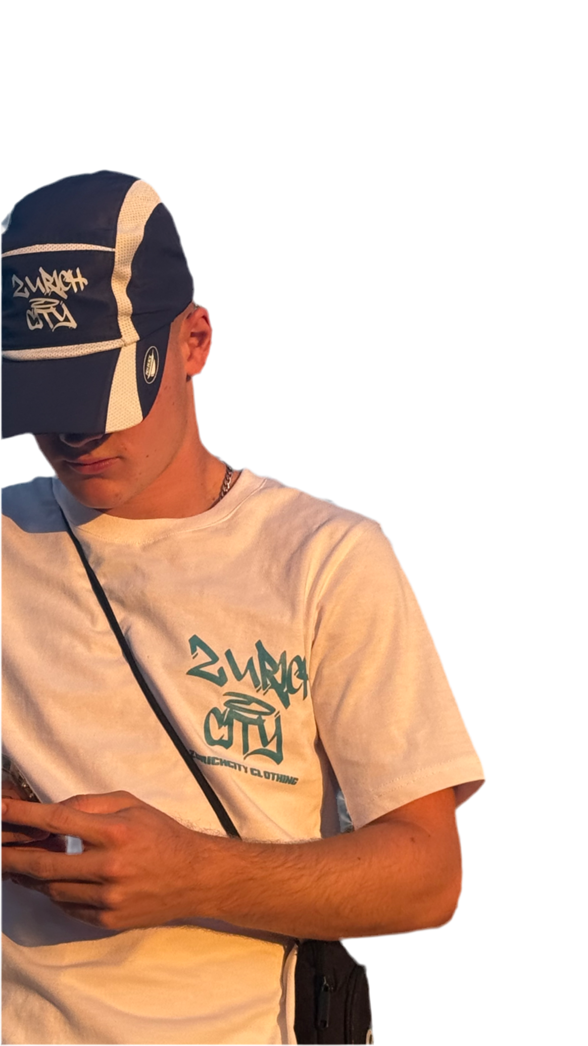 Züri City Sunset Cruise T-Shirt Blau
